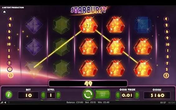 Oplev det Glitrende Univers af Starburst Slot